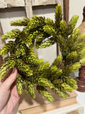 Green hops small wreath