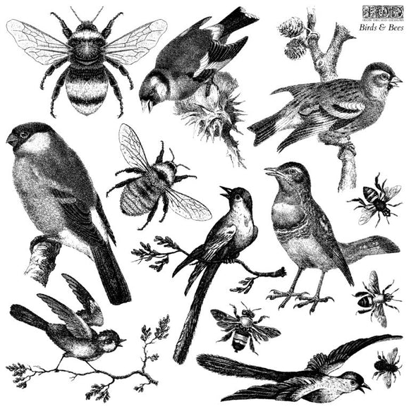 Birds and Bees - IOD Stamp
