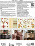 Petite Fleur Red - IOD Paint Inlay