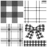 Pretty In Plaid - IOD Stamp