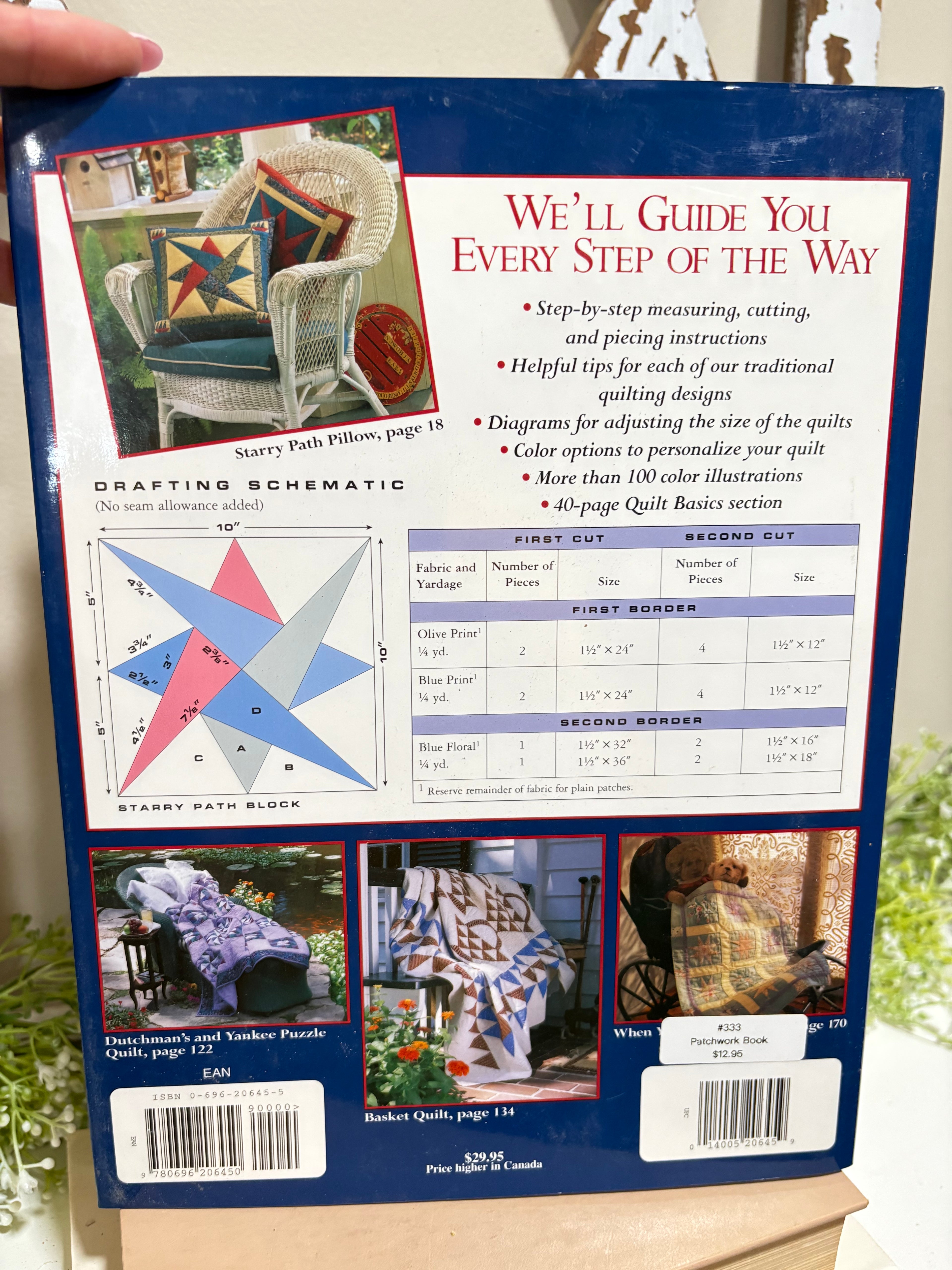 Great Patchwork Collection Book 1997 | Quilting Book | Better Homes & Gardens book