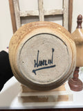 Ann Hanlin Pottery Vase - Japanese inspired - signed