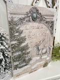 Regal Snow Buck Wood sign