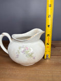 Stained & Crazed Antique Cleveland China USA Floral Creamer – Pink Roses & Gold Trim | Circa 1910-30