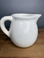 Unmarked Primitive White Pitcher