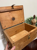 Handmade wooden horse box