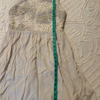 Francesca's Collections Cream Lace Detail Short Dress
