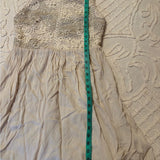Francesca's Collections Cream Lace Detail Short Dress
