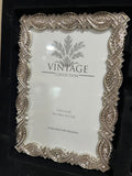 Vintage collection rhinestone and antique finish frames - set of 3