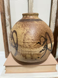 Ann Hanlin Pottery Vase - Japanese inspired - signed