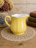 Vintage Buttercup Federalist Ironstone Yellow Pitcher – Made in Japan