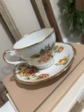 Yellow Rose Teacup set - Royal standard fine bone china