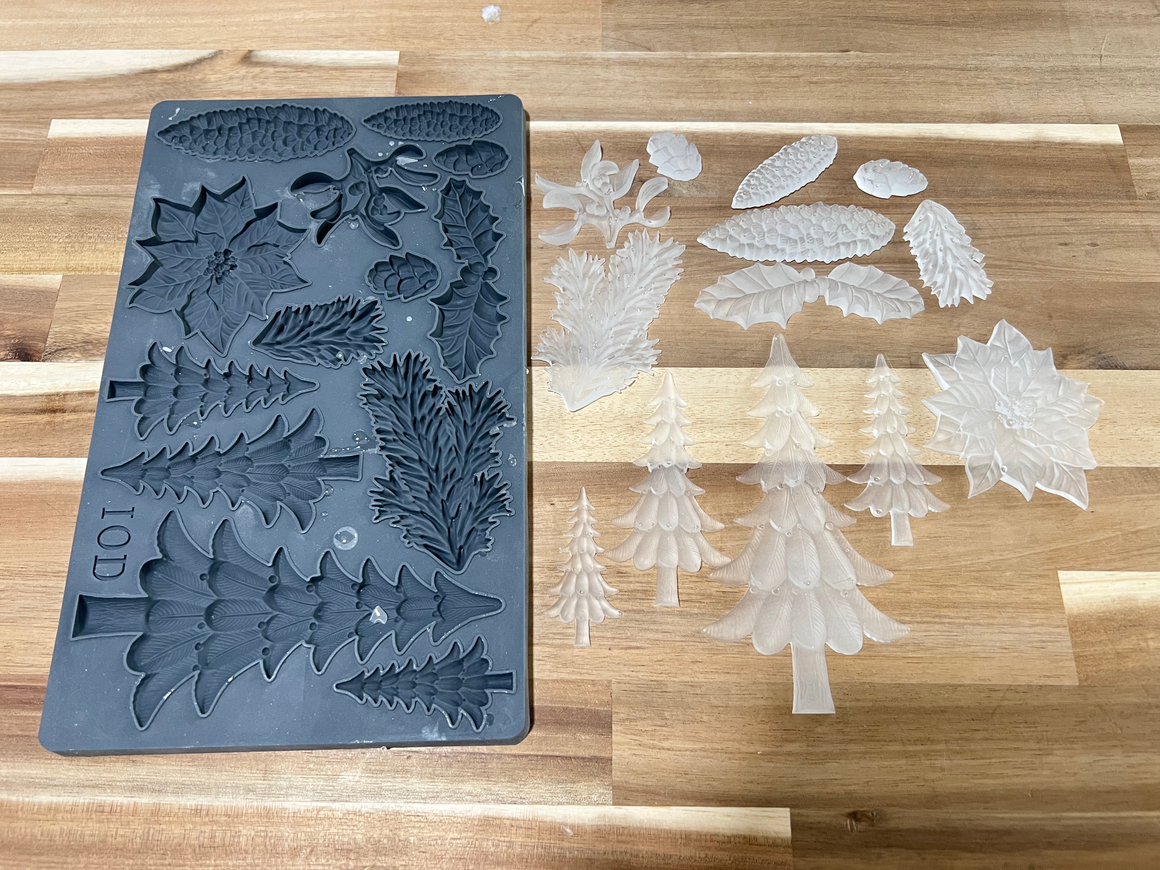 Boughs of Holly Resin Castings