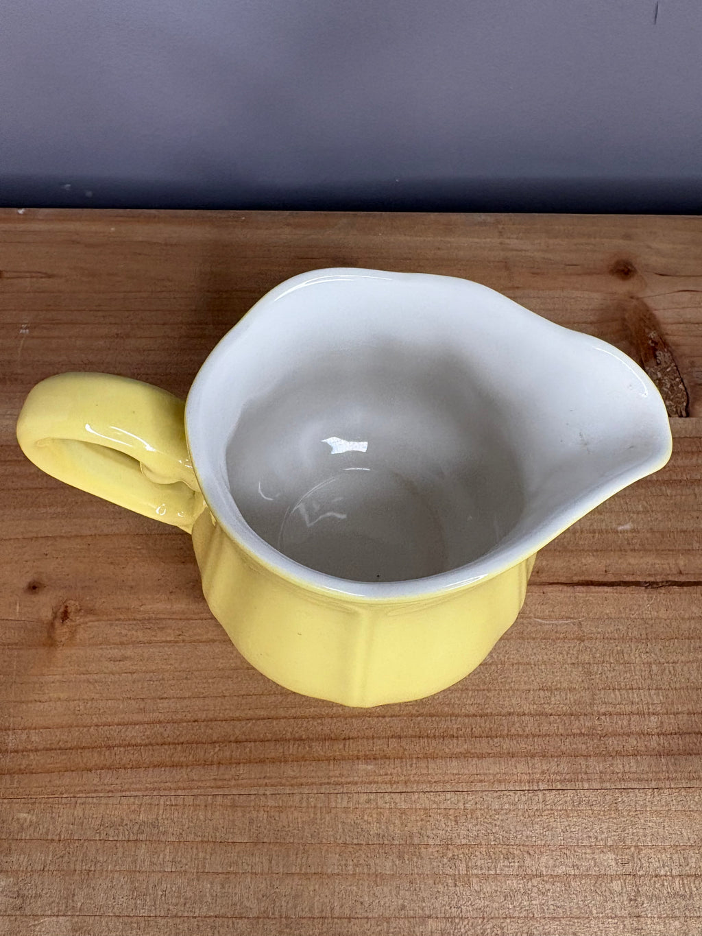 Vintage Buttercup Federalist Ironstone Yellow Pitcher – Made in Japan