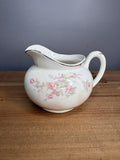 Stained & Crazed Antique Cleveland China USA Floral Creamer – Pink Roses & Gold Trim | Circa 1910-30