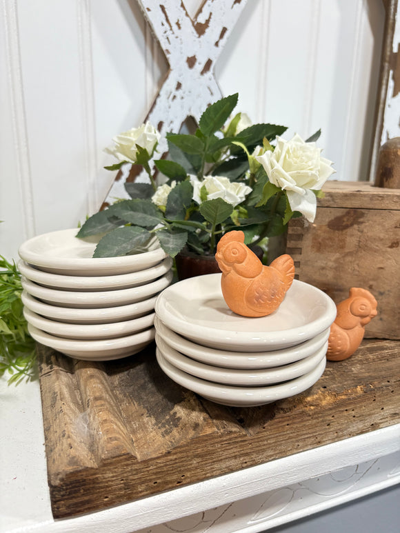 CHUNKY Restaurant Ware Butter Pats - Set of 4