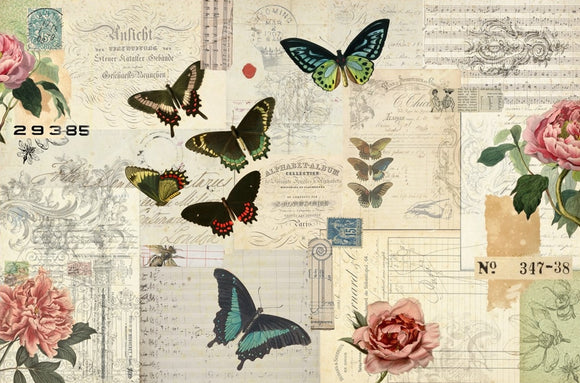 Butterfly Masterboard - Rocycled Decoupage Papers