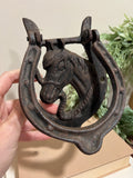 VTG Cast Iron Horse door knocker