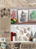 Christmas Kitties - IOD Stamps