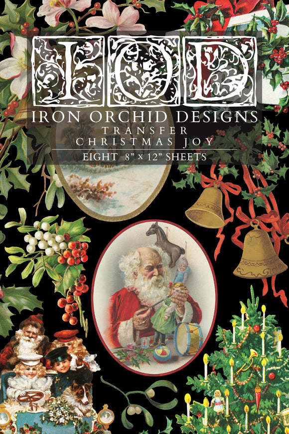 Christmas Joy IOD Transfer