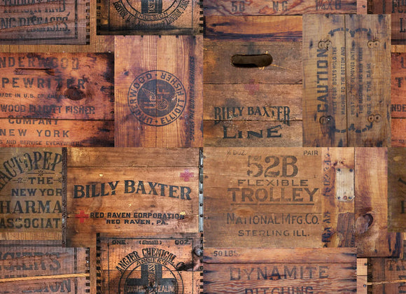 Crate Collage - Rocycled Decoupage Papers