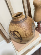 Ann Hanlin Pottery Vase - Japanese inspired - signed