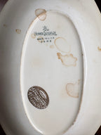 Antique Homer Laughlin Raymond Pattern Floral Serving Platter – Made in USA