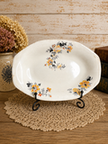 Antique Homer Laughlin Raymond Pattern Floral Serving Platter – Made in USA