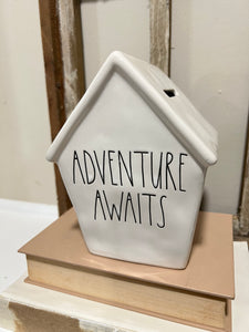 Adventure Awaits bank - Rae Dunn - Rare