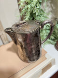 Antique Hard Silver coffee and creamer