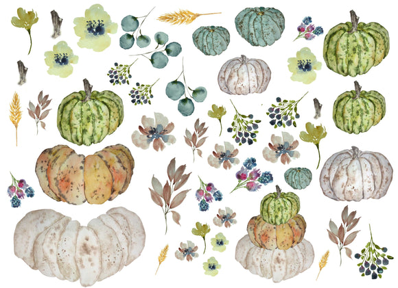 Heirloom Pumpkins by Lexi Grenzer - Rocycled Decoupage Papers