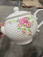 Woven rose teapot - teleflora