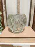 VTG Avon crystal candle holder