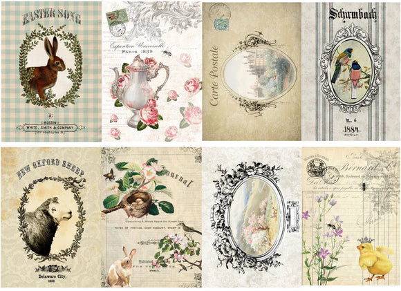 Spring Elements - Rocycled Decoupage Papers