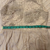 Francesca's Collections Cream Lace Detail Short Dress