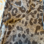 Old Navy Gray Leopard Print Joggers