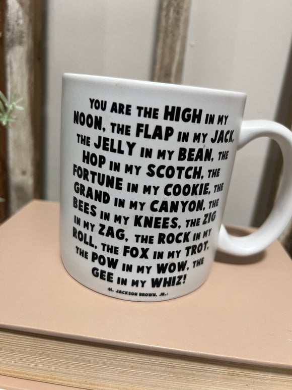 Peanut butter to my jelly mug