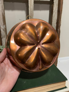 Vintage clover copper mold