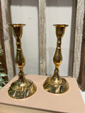 Brass candlesticks 3