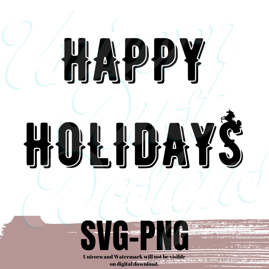 HAPPY HOLIDAYS