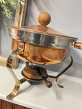 Vintage Copper Chafing Pan