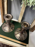 Gorham Heritage silver candlesticks